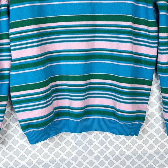 EUC Princess Polly Striped Crew Neck Pullover Knit Sweater - Picture 7 of 10